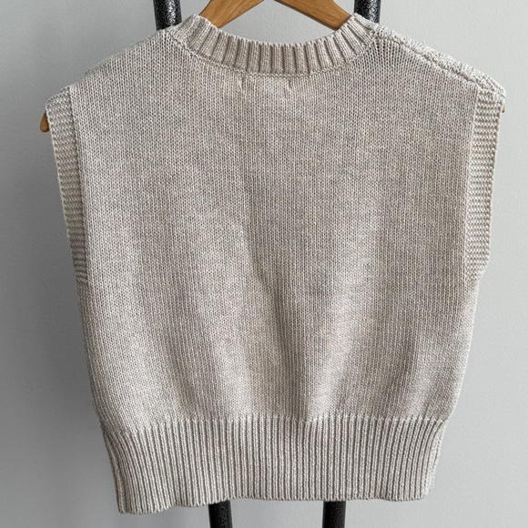 Pure Collection Cotton Blend Sweater Vest Small - Picture 3 of 6